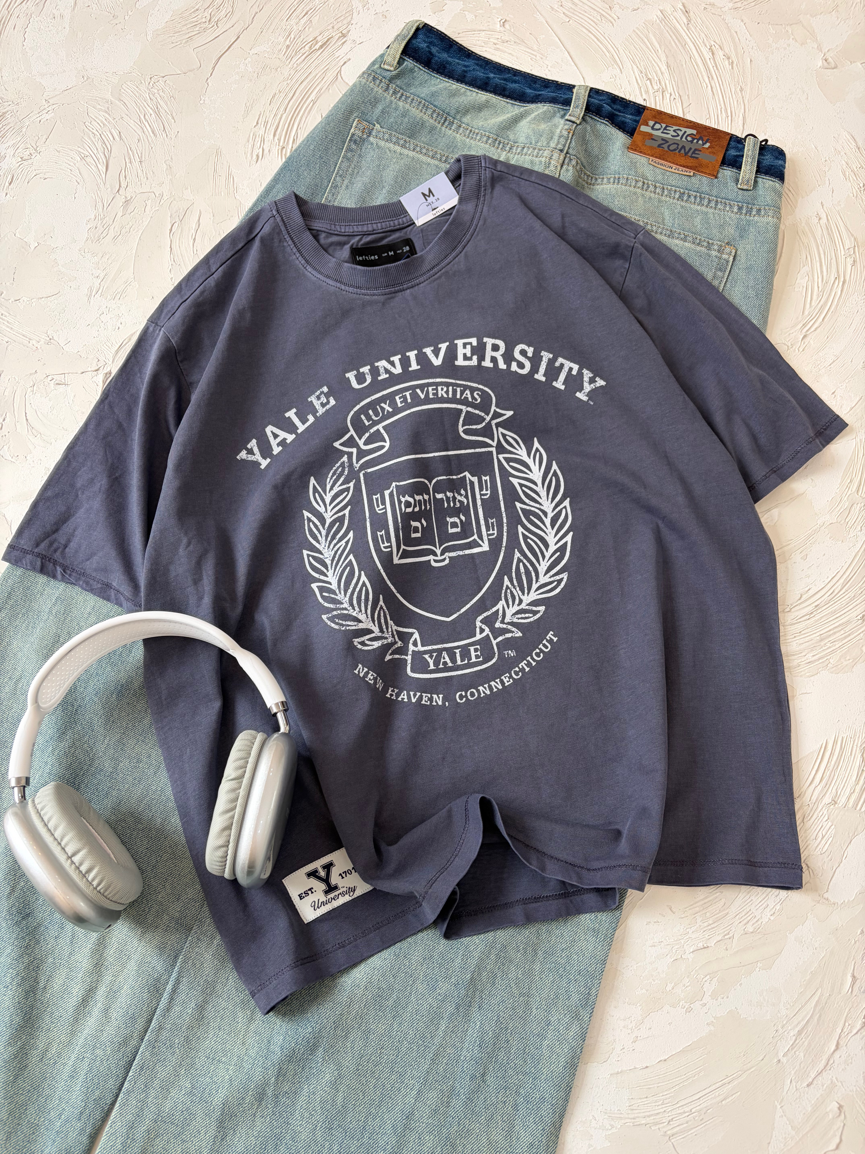 تیشرت دخترانه باکسی university