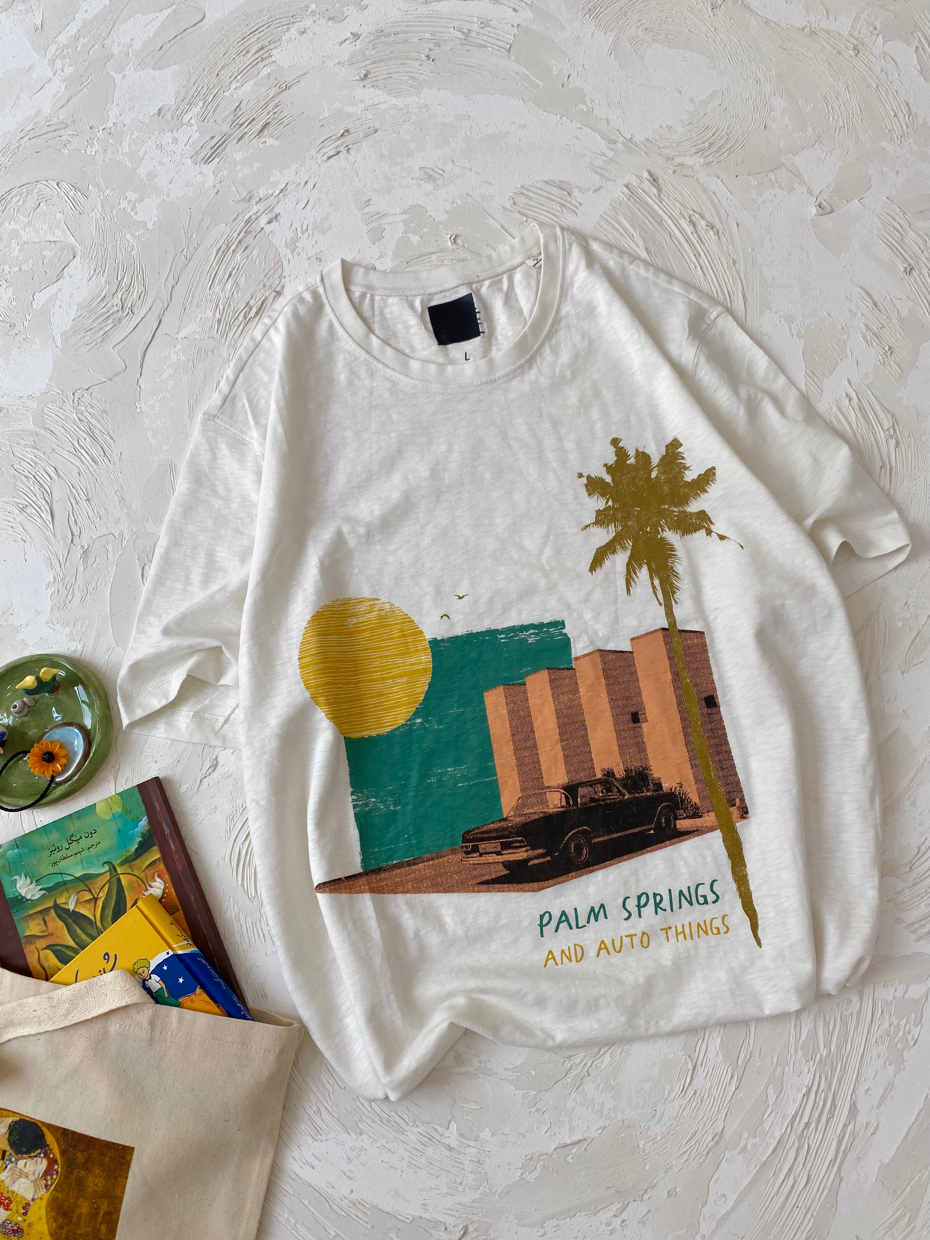 تیشرت یونیسکس باکسی وارداتی retro