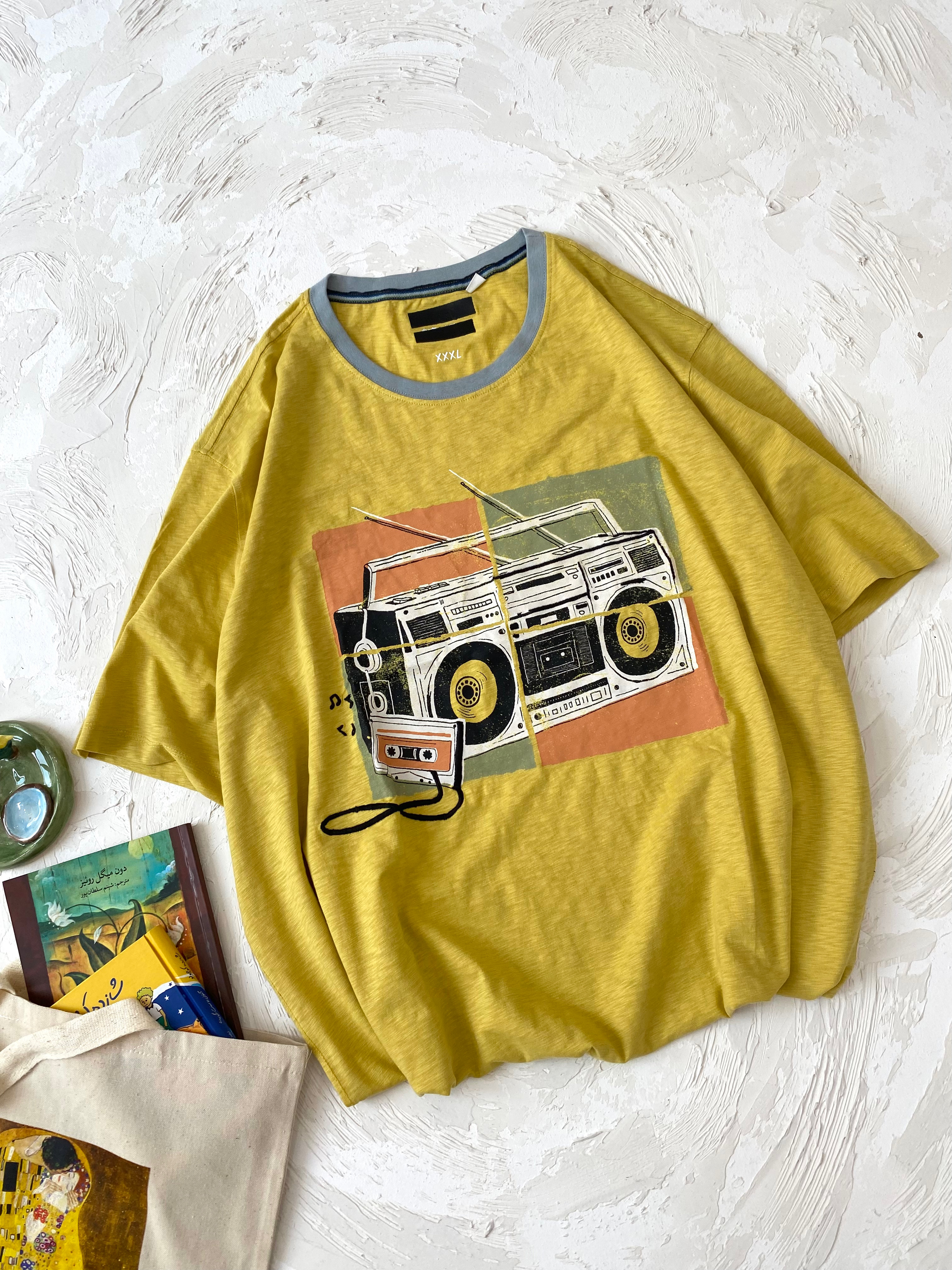 تیشرت یونیسکس باکسی قواره دار وارداتی boombox